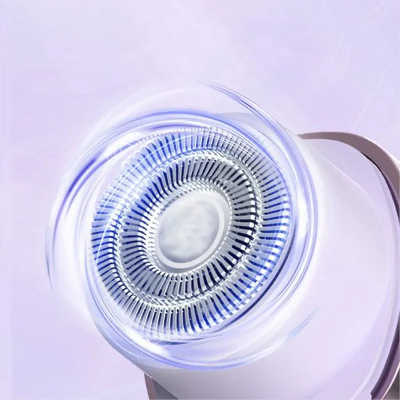 Two in one women's electric shaver - suitable for eyebrows, face, legs, and armpits, portable wet and dry hair remover