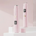 Two in one women's electric shaver - suitable for eyebrows, face, legs, and armpits, portable wet and dry hair remover