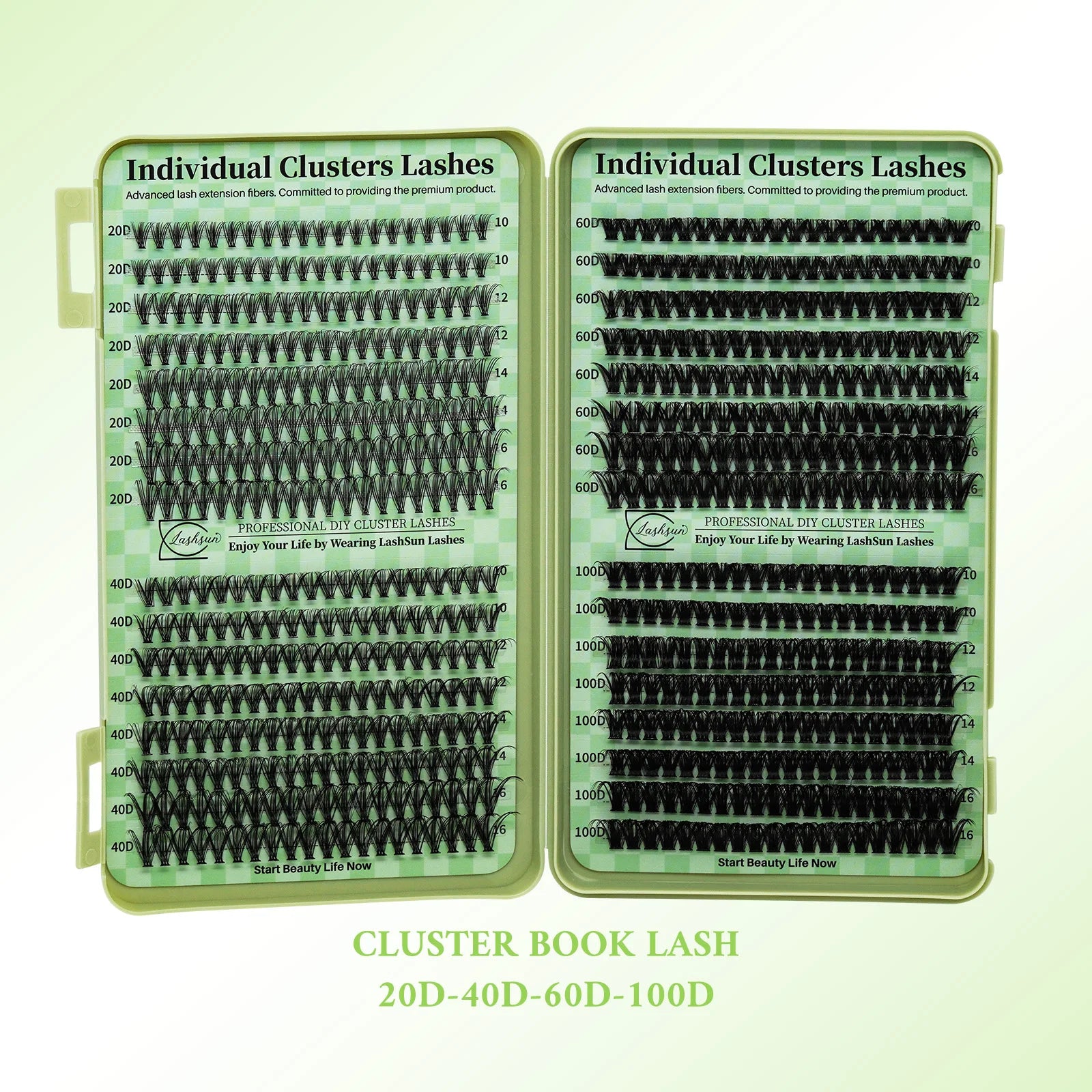 LASHSUN/DIY Mega Volume Lash Cluster Extensions
