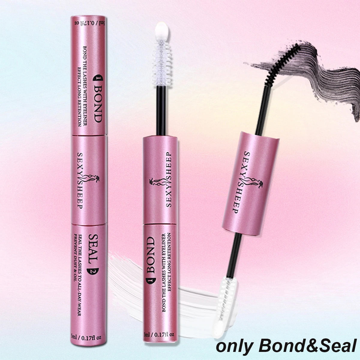 2 in 1 Lash Cluster Bond and Seal/ extreme hold Waterproof Glue for Eyelash Clusters