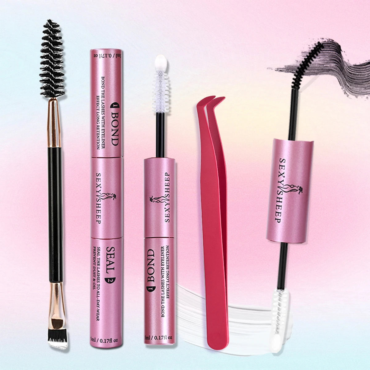 2 in 1 Lash Cluster Bond and Seal/ extreme hold Waterproof Glue for Eyelash Clusters