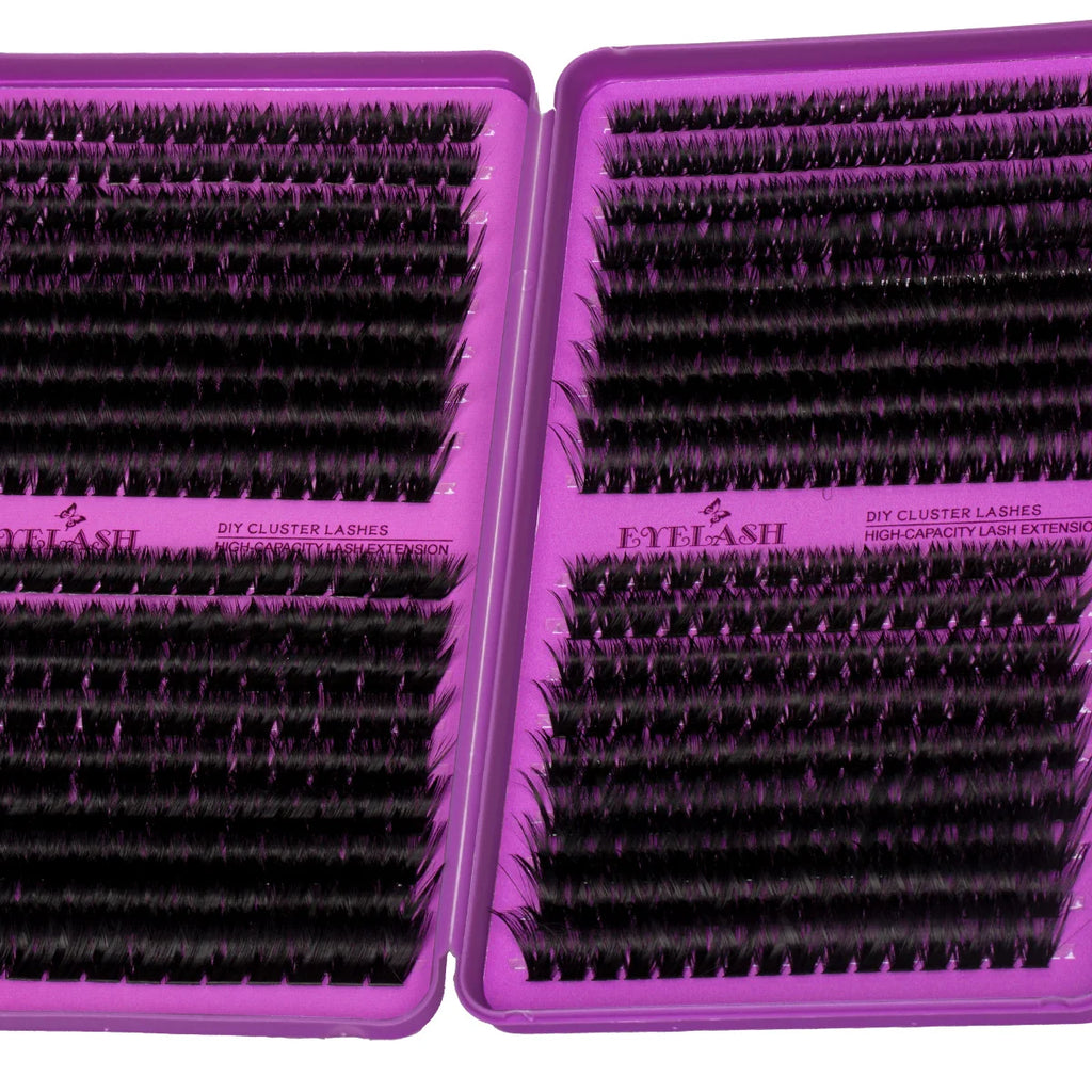Lash Clusters Kit/ with Lash Bond And Seal And Eyelash Tweezers