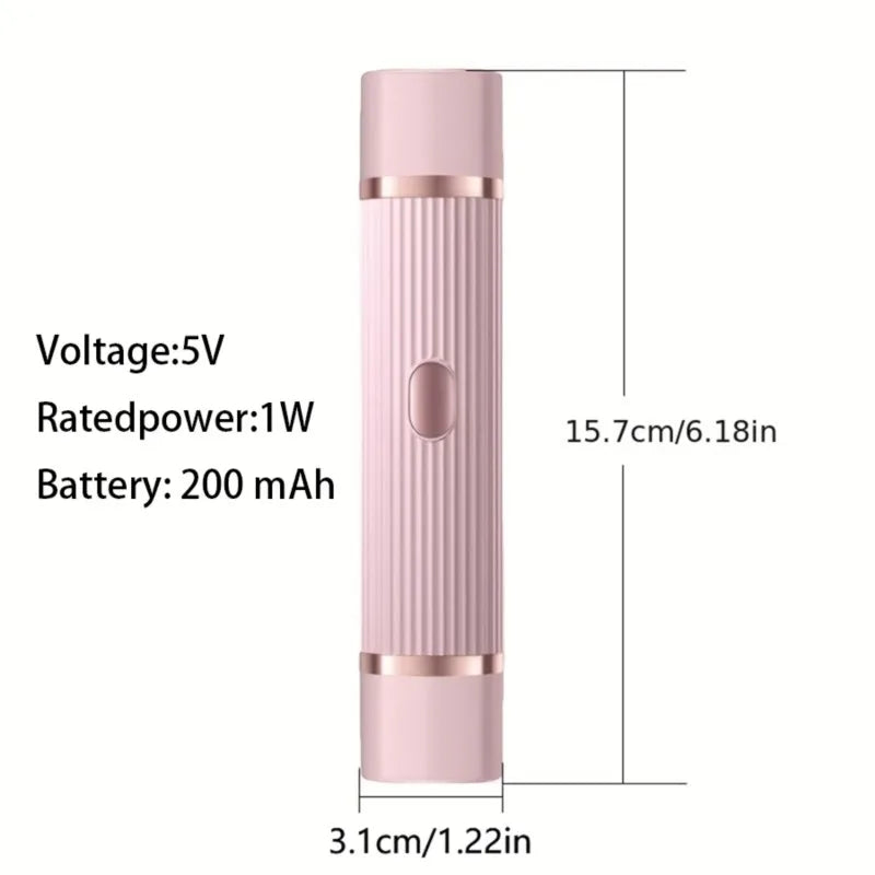Two in one women's electric shaver - suitable for eyebrows, face, legs, and armpits, portable wet and dry hair remover