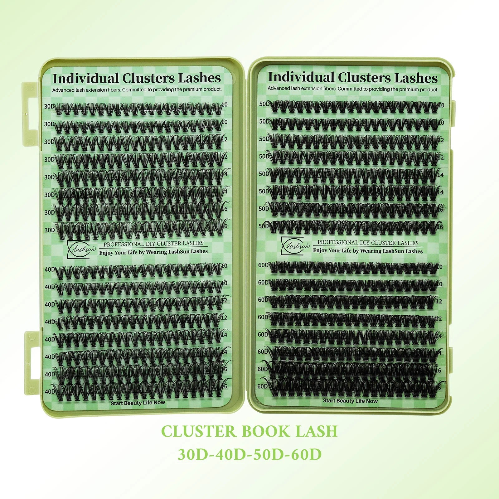 LASHSUN/DIY Mega Volume Lash Cluster Extensions